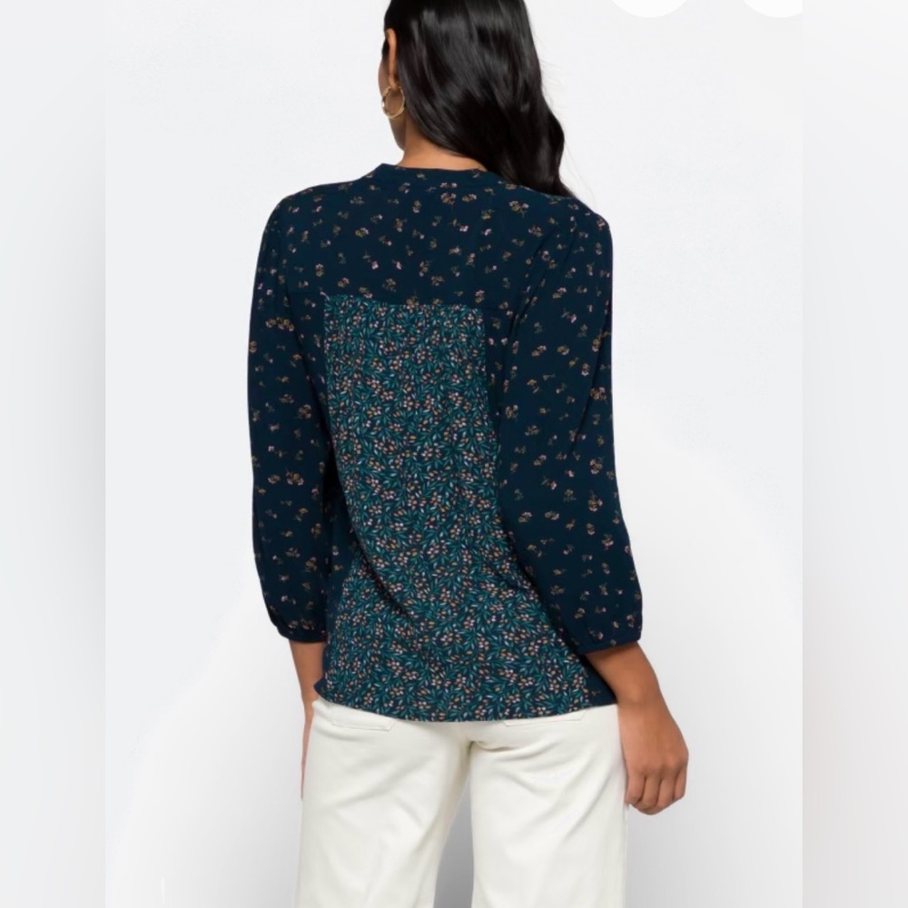 Mason & Belle Camrynn Long Sleeve Tie Detail Women's Top - Picture 3 of 5